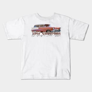 1957 Chevrolet 150 Handyman Station Wagon Kids T-Shirt